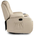 Poltrona Manual Reclinável com Massagem, Giro e Balanço - Imagem 2