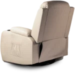 Poltrona Manual Reclinável com Massagem, Giro e Balanço - Imagem 4