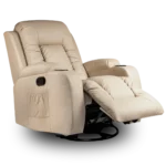 Poltrona Manual Reclinável com Massagem, Giro e Balanço - Imagem 8