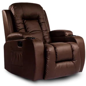 Poltrona-Manual-Reclinavel-Massagem-Giro-Balanço-Marrom-01